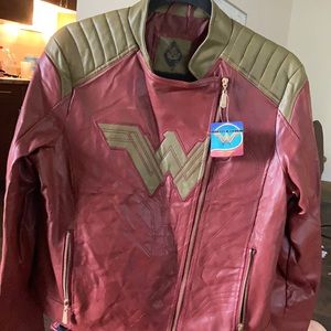 NWT Wonder Woman Moto Jacket sz 2X